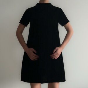 &OtherStories Elegant Black Velvet Dress